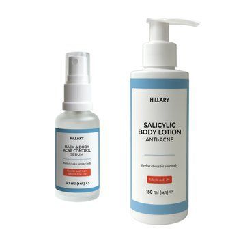 Набір проти запалень і висипань на тілі Hillary Back & Body Acne Care Set K2-11-204 фото