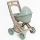 Коляска для ляльок з люлькою 0121/01eco бірюзовий 0121/01eco фото 2