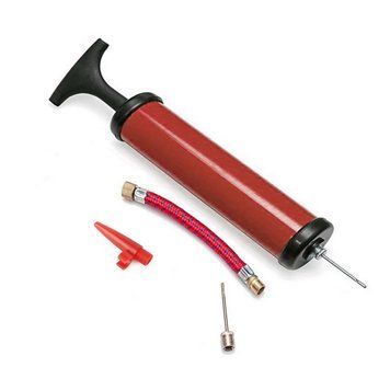 Насос ручний для м'ячів, надувних виробів Pump NE-P-18R червоний NE-P-18R фото