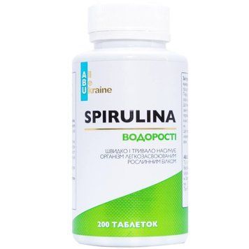 ABU Spirulina, 200 таблеток ABU-01020 фото