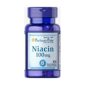 Niacin 100 mg - 100 tabs 2023-10-2521 фото