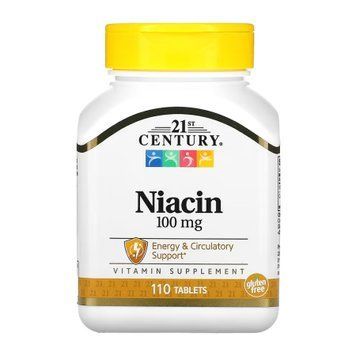 Niacin 100 mg - 110 tabs 2023-10-7120 фото