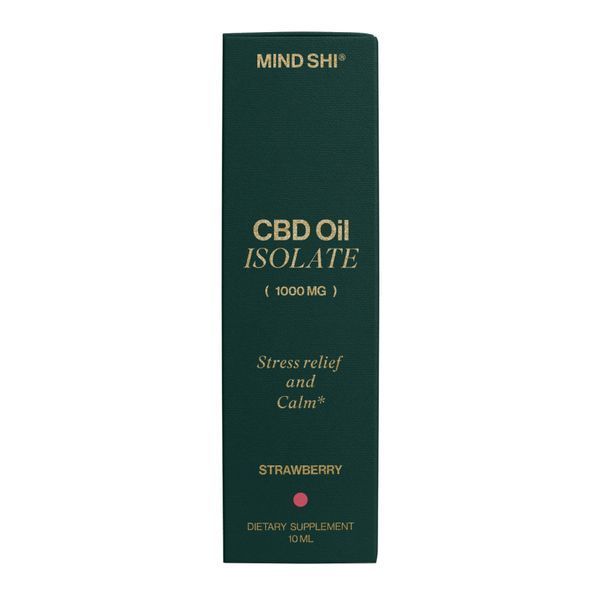 CBD Oil Isolate 1000 mg Strawberry - 10 ml 2023-10-3799 фото