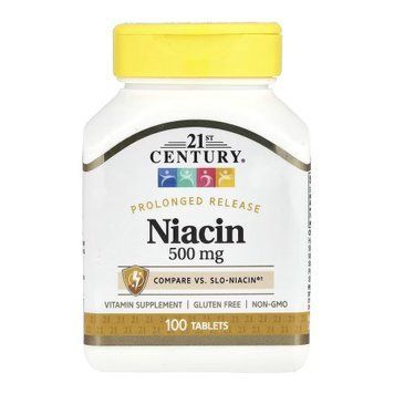 Niacin 500 mg - 100 tabs 2023-10-7099 фото