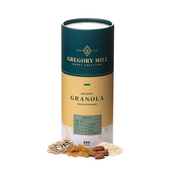 Гранола Gregory Mill Almond, 500 г GM-03-07 фото