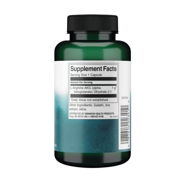L-Arginine 1000 mg - 90 Caps 100-48-2225735-20 фото