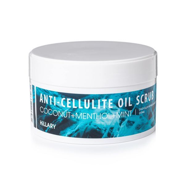 Hillary Антицелюлітний охолоджуючий скраб для тіла Anti-cellulite Oil Scrub, 200 г HI-01-010 фото