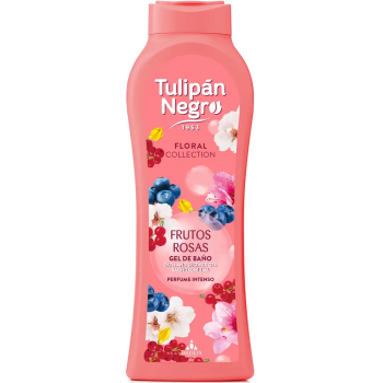 Гель для душу парфумований Tulipan Negro Floral рожеві фрукти, 650мл 8410751094586 фото