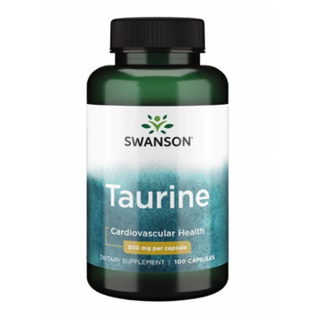 Taurine 500mg - 100caps 100-85-7185633-20 фото