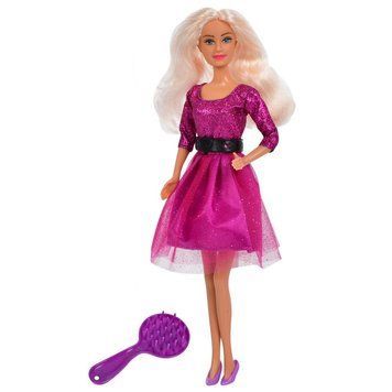 Детская кукла "Вечерняя красавица" DEFA 8226(Violet) расческа DEFA 8226(Violet) фото
