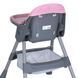 Стульчик для кормления M 5722 Lilac до 20 кг, складной, 5-ти точечный, экокожа M 5722 Lilac фото 2