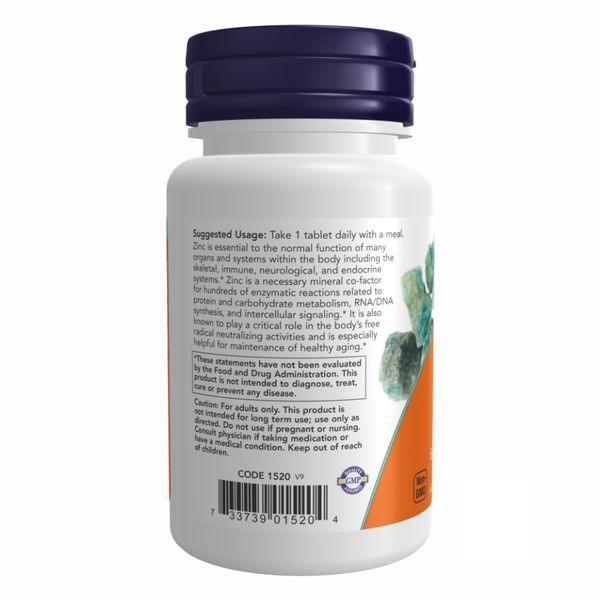 Zinc Gluconate 50 mg - 250 tabs 2022-10-0045 фото