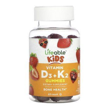 Vitamin D3 + K2 Kids - 60 gummies 2023-10-7304 фото