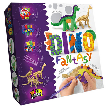 Набір креативної творчості Динозаври "Dino Fantasy" DF-01-01U, 3 скелета в наборі Диметродон DF-01-01U фото