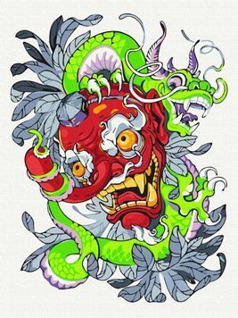 BrushMe Classic Картина по номерам Tengu &copy; Христина Тужук, 30&times;40 см RBS1041 фото