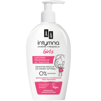Эмульсия для интимной гигиены AA Intimate Baby Girl Emulsion от 1 года, 300мл 5900116033372 фото