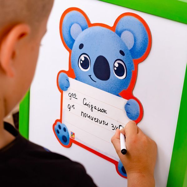 Магнитная доска "Коала" с маркером Vladi Toys VT3601-23 (укр.) VT3601-23 фото