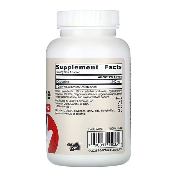 L-Glutamine 1000 mg - 100 tabs 2023-10-7733 фото