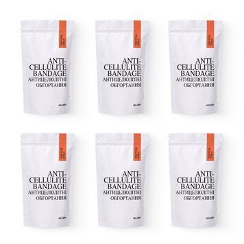Hillary Курс розігріваючих антицелюлітних обгортань для тіла Anti-Cellulite Pro (6 уп,) HI-11-512 фото