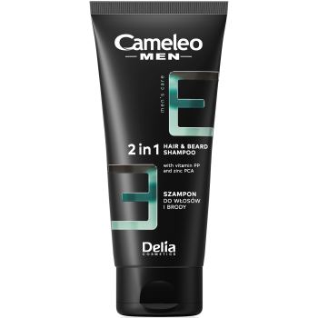 Шампунь-гель 2 в 1 для миття волосся, бороди та тіла Delia Cameleo Men, 150мл 5901350470855 фото