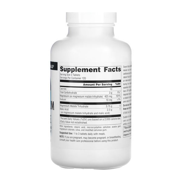 Magnesium Malate 1250mg - 360 tabs 2023-10-2683 фото