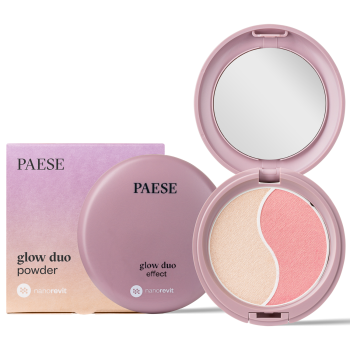 Контурна палітра 2в1 Хайлайтер+рум'яна Paese Nanorevit Glow Duo Effect Blush + Highlighter, 4,5 г 5902627618895 фото