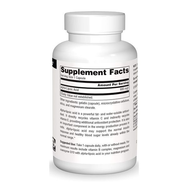 Alpha Lipoic Acid 600mg - 30 caps 2023-10-5894 фото