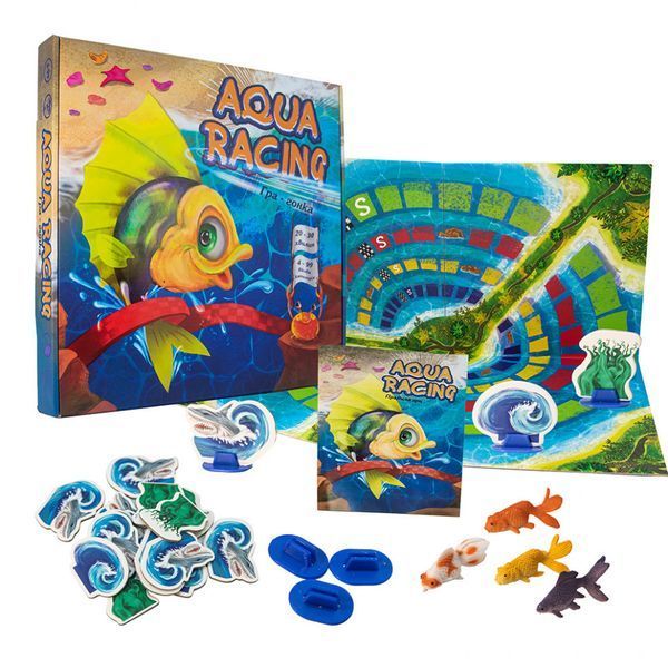 Гра-бродилка Aqua racing 30416 (укр.) 30416 фото