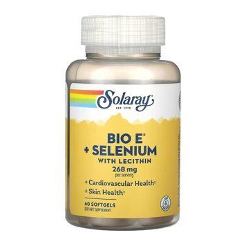 Bio Vitamin E with Selenium 268mg - 60 softgels 2023-10-6739 фото