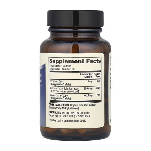 Zinc plus Selenium - 90 caps 2022-10-2470 фото