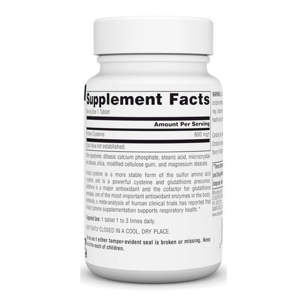 N-Acetyl Cysteine 1000mg - 60 tabs 2023-10-4607 фото