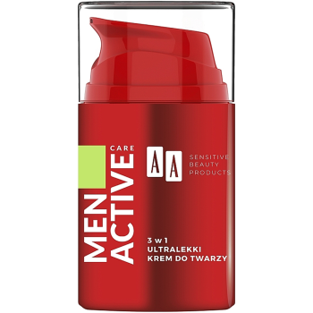 Ультралегкий крем для обличчя 3 в 1 AA Men Active Care, 50мл 5900116086163 фото