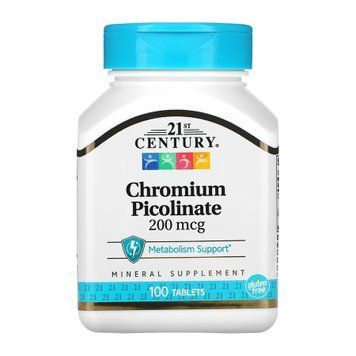 Chromium Picolinate 200 mcg - 100 tabs 100-48-3606824-20 фото