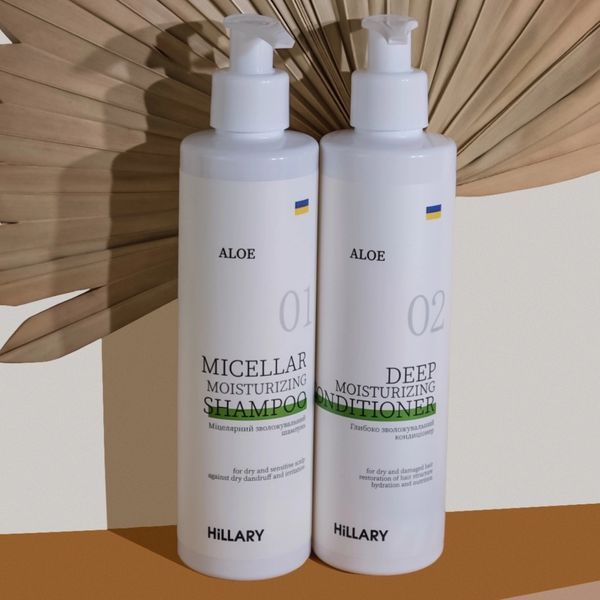 Hillary Энзимный пилинг для кожи головы + Набор для сухого типа волос Aloe Deep Moisturizing K-11-198 фото