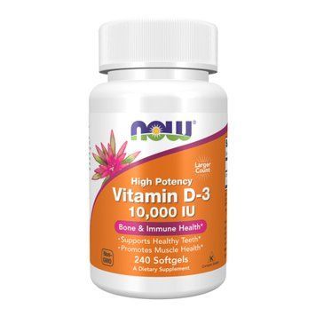 VIT D-3 10,000 IU - 240 sgels 2022-10-0662 фото