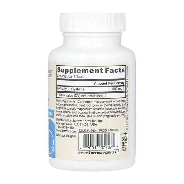 N-A-C Sustain&reg; 600 mg - 60 caps 2023-10-6209 фото