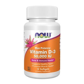 VIT D-3 50,000 IU - 12 sgels 2023-10-4534 фото