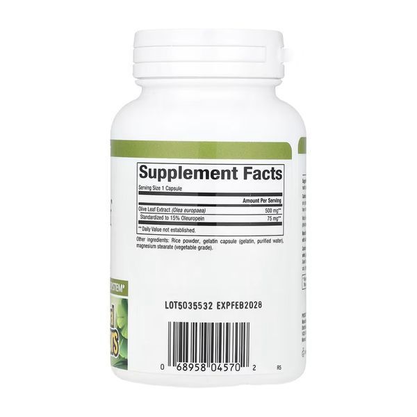 Olive Leaf 500mg - 90 caps 2023-10-5752 фото