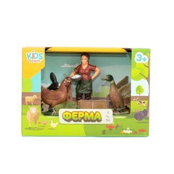 Детский игрушечный набор "Ферма" Q9899-T7_3 утка, курица, кролик Q9899-T7_3 фото