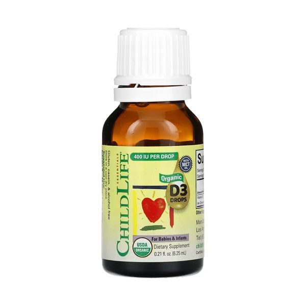 Organic Vitamin D3 Drops - 6.25 ml 2023-10-3469 фото