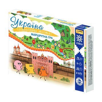 Настільна гра Нескорені міста України 149365 бродилка 149365 фото