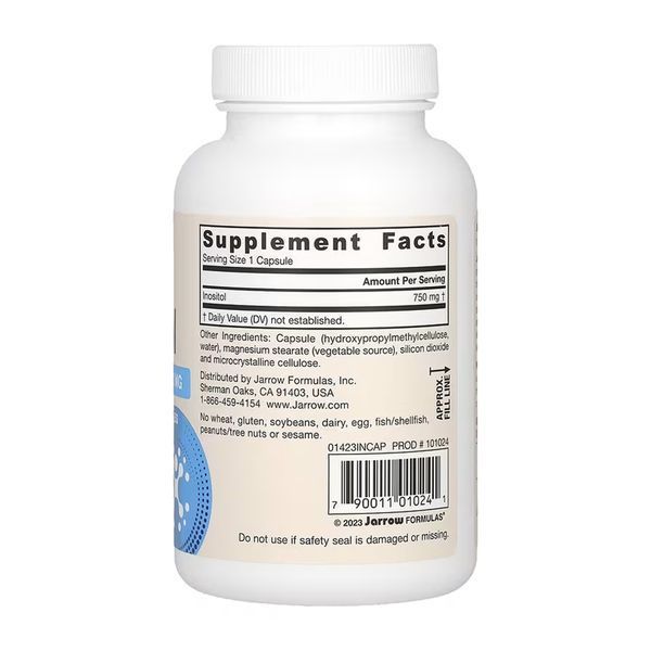 Inositol 750mg - 100 vcaps 2023-10-5755 фото