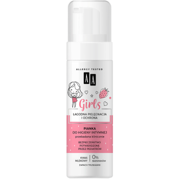 Пенка для интимной гигиены AA Intimate Girls Foam с ароматом клубники, 150мл 5900116076454 фото