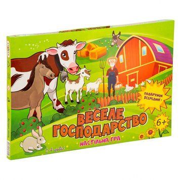 Настільна Гра-бродилка Веселе господарство Strateg 30456 (укр.) 30456 фото