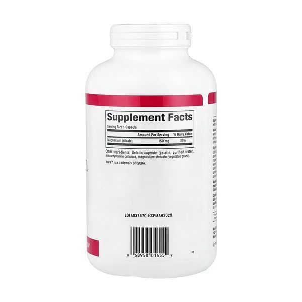 Magnesium Citrate 150mg - 360 caps 2023-10-5743 фото