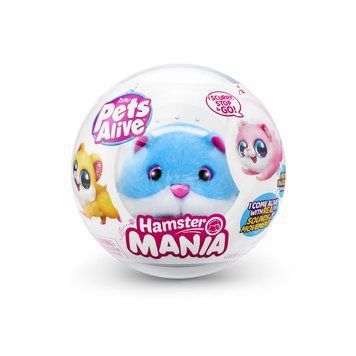 Интерактивная мягкая игрушка Забавный хомячок Pets & Robo Alive 9543-1 голубой 9543-1 фото