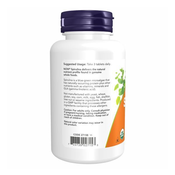 Spirulina 1000mg - 240 tabs 2022-10-1348 фото