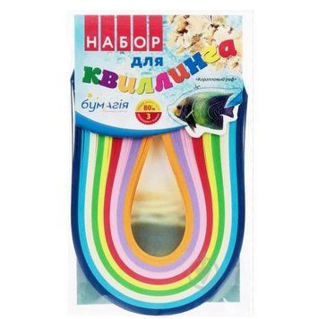 Набор бумаги цветной для квиллинга "Море" Kvil-more-5mm-30cm Kvil-more-5mm-30cm фото