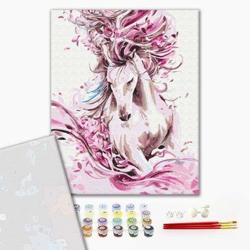 BrushMe Premium Картина по номерам Изящная лошадь, 40&times;50 см PBS22388 фото