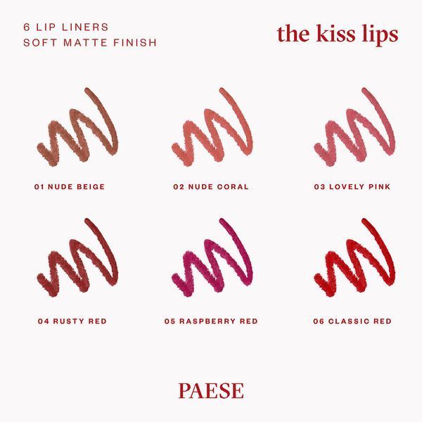 Карандаш для губ с витамином Е механический Paese The Kiss Lips тон 02 Nude Coral, 0,3 г 5902627624636 фото